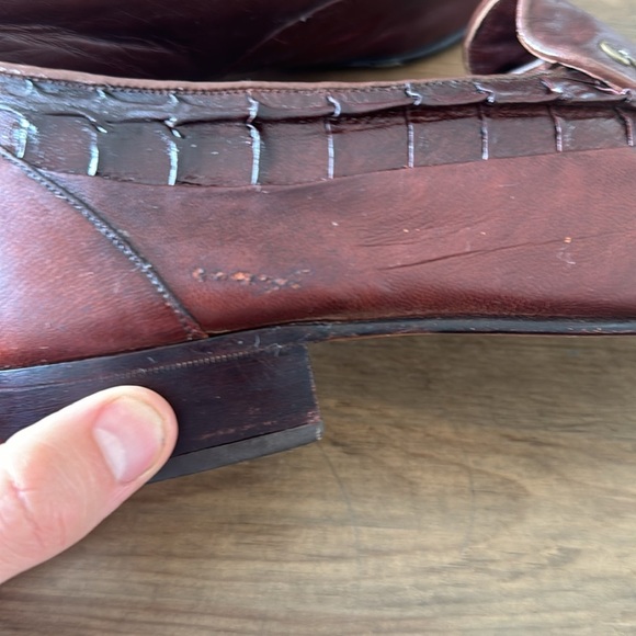 GIORGIO BRUTINI Luxury Oxford | Slip On Dress Shoes | Men’s 10 | Brown - Picture 10 of 10